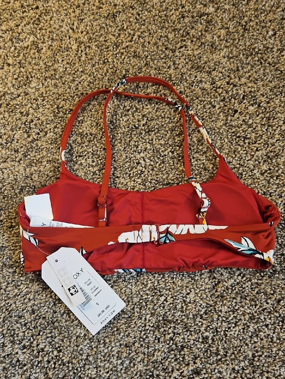 Roxy red floral